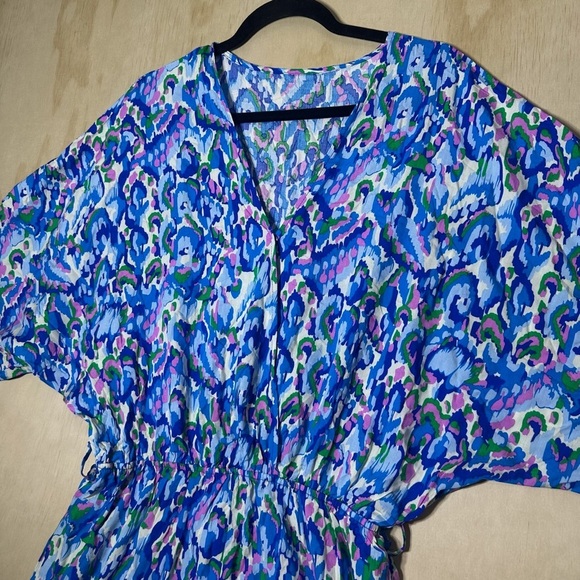 Cupshe Abstract Print Drawstring Romper Size Medium - Picture 2 of 11